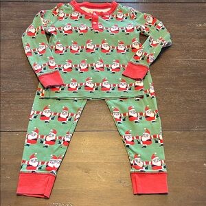 The Beaufort Bonnet Company Pima Cotton Christmas Santas Pajama Set